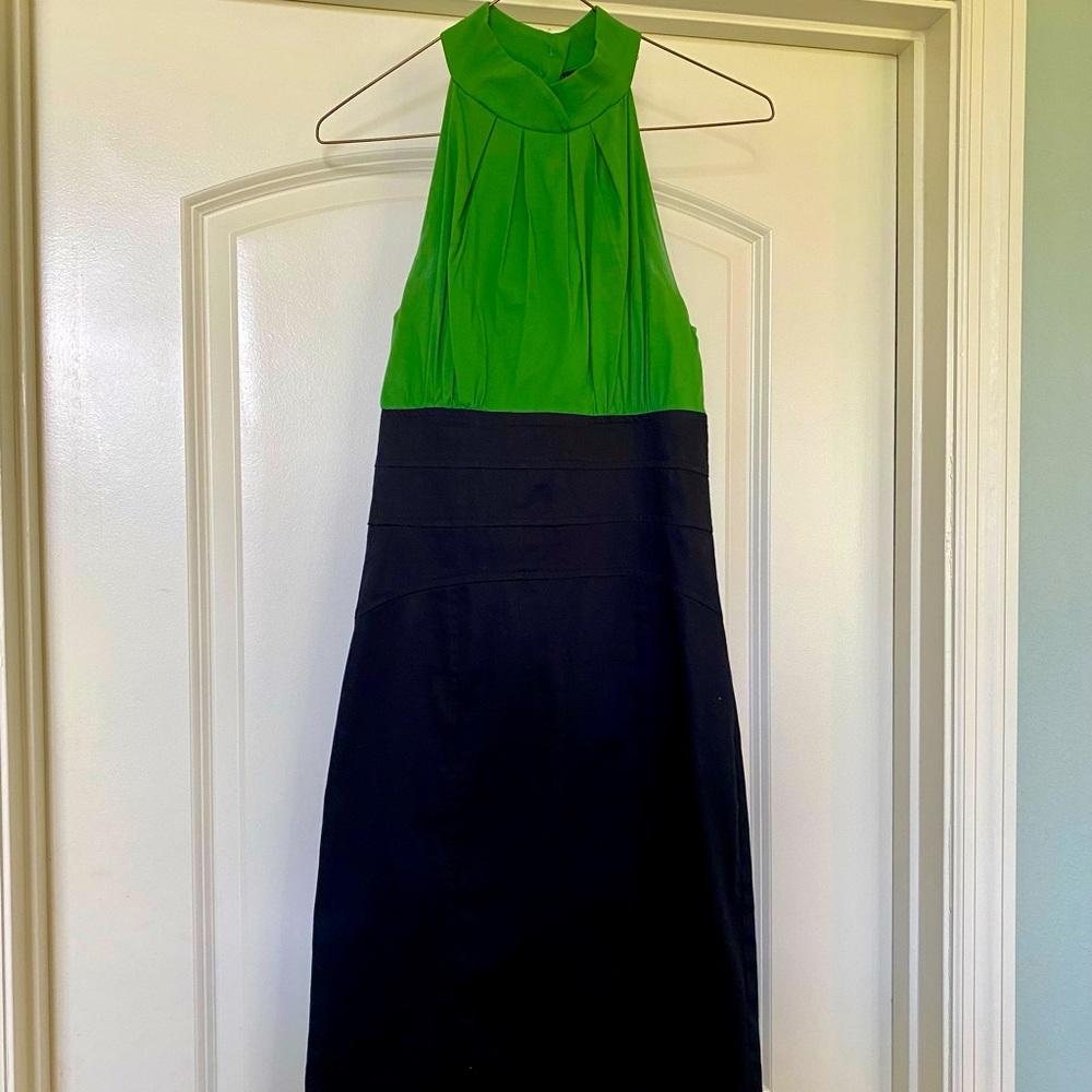 Adorable Maurices Black and Green Halter Dress! In amazing condition! 💚 🖤